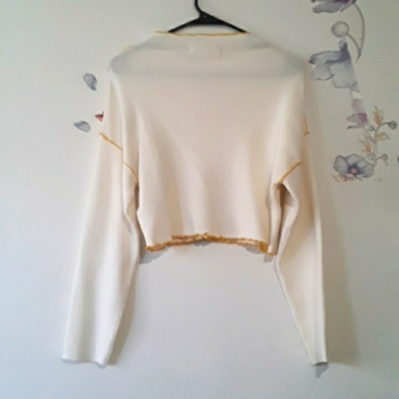 Urban Outfitter Long Sleeve Crop Top size S - Picture 5 of 7